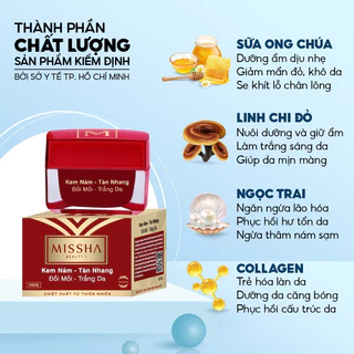 Kem nám tàn nhang đồi mồi trắng da Missha Beauty's 25g - Marisa Beauty