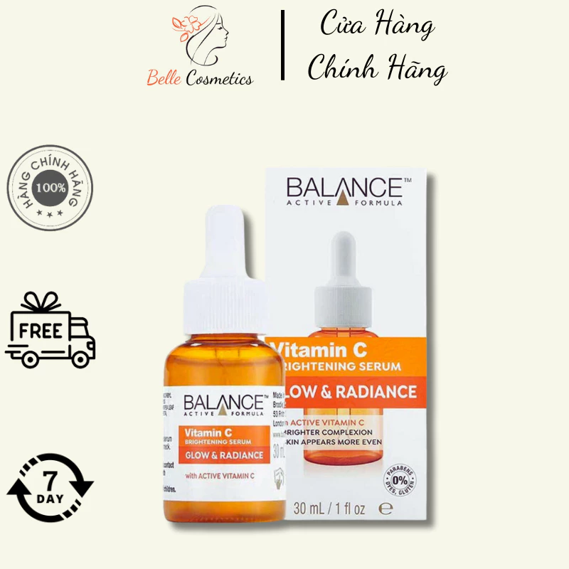 Serum Sáng Da, Mờ Thâm Balance Active Formula Vitamin C Brightening 30ml