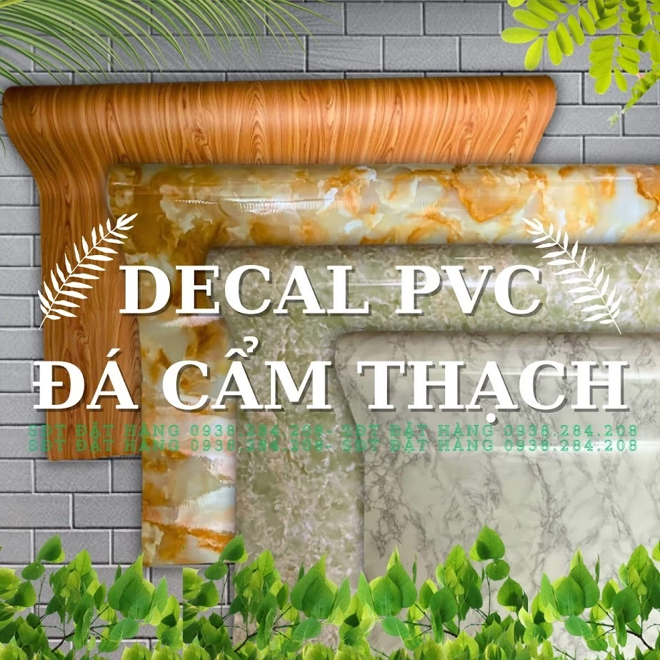 Tấm Dán Tường Decal PVC Vân Đá Hoa Cương Sẵn Keo - Trang Trí Nội Thất Tinh Tế và Tiết Kiệm