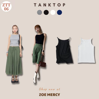 🍊 Áo tanktop form dài chất cotton 4 chiều mặc được hai mặt ZOE MERCY | Tanktop (ZTT06)