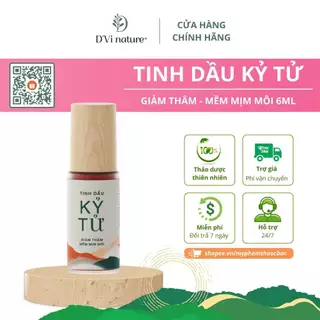 Tinh dầu kỷ tử DVi nature dưỡng môi, hồng môi, nuôi tế bào non, đào thải chì, môi căng bóng hồng hào