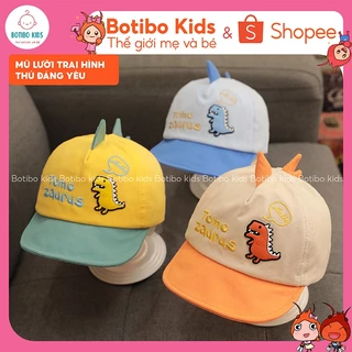 Mũ lưỡi trai hình thú Tomo Zaurus, mũ vải cho bé 6 tháng- 2 tuổi BOTIBO KIDS