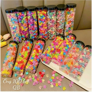 [N1] Set 100 Kẹp Tóc Nhỏ Màu Sắc Kẹo Ngọt Phong Cách Hàn Quốc Cho Bé Gái