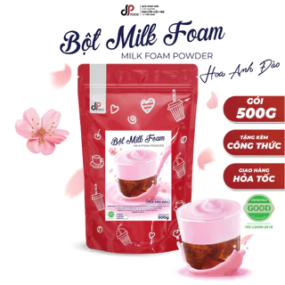 Bột Milk Foam Hoa Anh Đào DPFOOD 500G - Thơm Béo Đậm Đà - Làm Trà Sữa, Cà Phê, Sốt Chấm Bánh