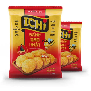 Bánh gạo Nhật ICHI vị mật ong gói 100g và 180g