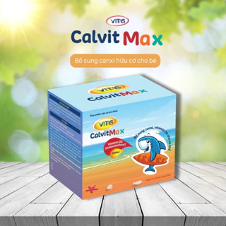 Vitas CalvitMax hỗ trợ bổ sung canxi hữu cơ cho bé giúp bé cao lớn vượt trội