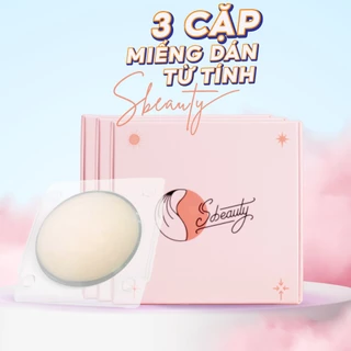 Combo 3 cặp miếng dán ngực tự thân silicon dùng được nhiều lần SBeauty không keo siêu mềm không gây đau rát