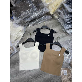 Áo bra croptop 2 dây to có mút ngực co giãn 4 chiều F688