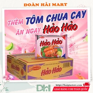 Thùng 30 gói Mì Hảo Hảo tôm chua cay 75g/gói