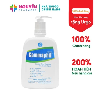 Sữa rửa mặt Gammaphil cho da nhờn, da khô, nhiều dầu - chai 500ml