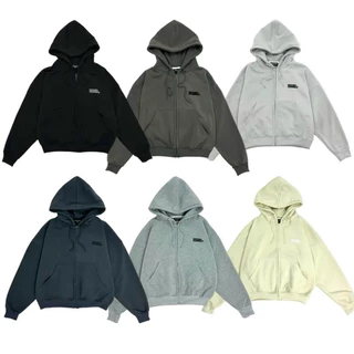 HODIE ZIP BOXY - Áo Khoác Dây Kéo Dập Nổi - Hàng Cao Cấp Cho Nam Và Nữ có 12 màu kèm ảnh thật