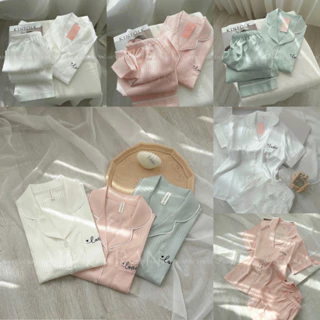 TỔNG HỢP ĐỒ BỘ NGỦ PYJAMA LỤA NỮ 3 MÓN TAY NGẮN QUẦN DÀI & QUẦN ĐÙI HOẠ TIẾT CUTE DỄ THƯƠNG CAO CẤP