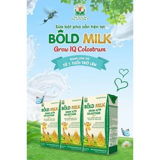 Thùng 48 hộp sữa nước BOLD MILK GROW IQ COLOSTRUM 110ml