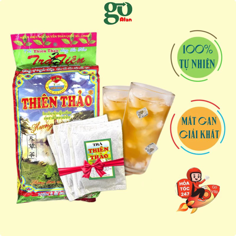 Trà SÂM DỨA THIÊN THẢO ĐÀ LẠT, hương vị lá trà tiên gói 300gr