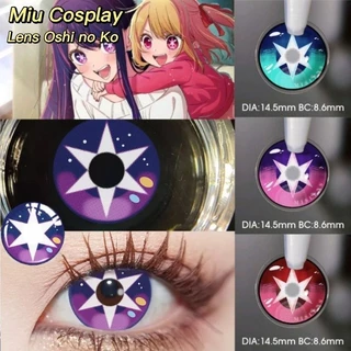 [Sẵn] Lens cosplay Ruby/Aqua/Hoshino - Kính áp tròng hoá trang Oshi no Ko [Miu Cosplay 01]