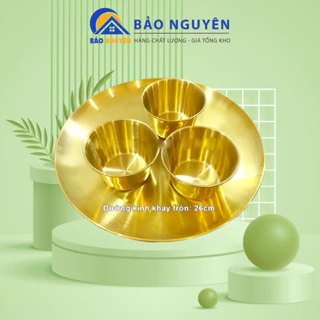 Dụng Cụ Inox Mạ Vàng - Khay Inox Bát Khay Chữ Nhật, Hũ Đựng Bông Đựng Dụng Cụ.Thẩm Mỹ Y Tế,SPA 2024 (Bảo Nguyên Store)