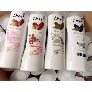 Sữa Dưỡng Thể Dove Body Love chai 400ml giúp da mìn màng hơn