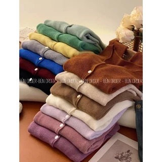 ORDER Áo len cardigan mùa thu hàng Quảng Châu loại 1