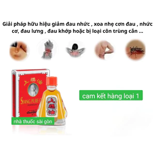 [Cam kết chính hãng] Dầu gió đỏ Siang Pure Oil Formula I Thái Lan 7cc và 3cc hàng chuẩn loại 1