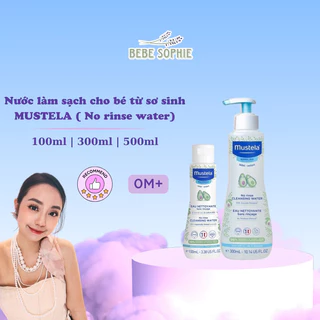 NƯỚC LÀM SẠCH MUSTELA (NO RINSE CLEASING WATER ) CHO BÉ TỪ SƠ SINH