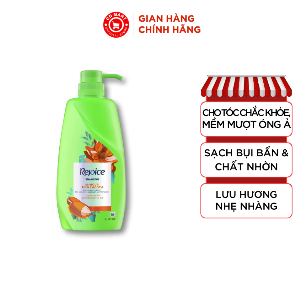Dầu gội đầu Rejoice mềm mượt óng ả | 320ml | 650ml | 900ml
