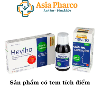 Siro Heviho - Hỗ trợ giảm ho, đau rát họng, long đờm