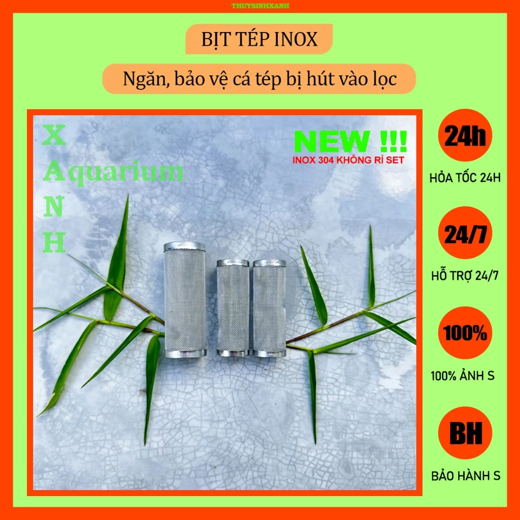 Bịt tép thủy sinh inox loại tốt