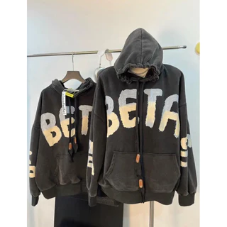 Áo Nỉ Mĩ Hoodie Chữ Beta