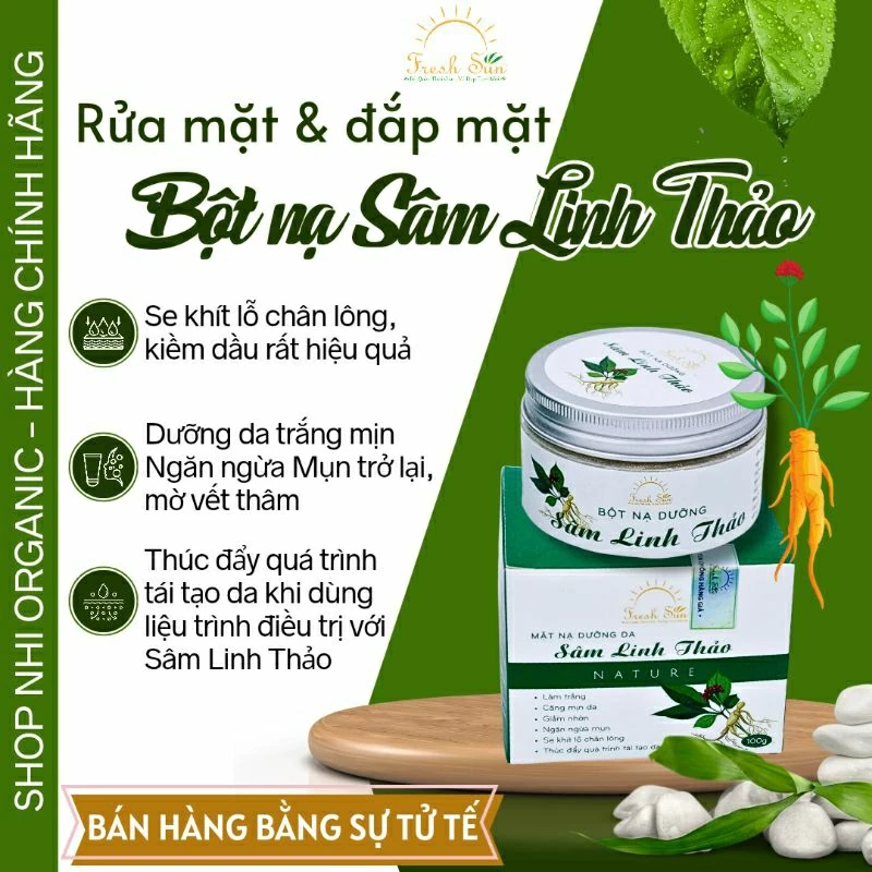 Bột nạ thảo dược Sâm Linh Thảo