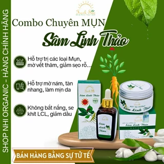 Combo Sâm Linh Thảo Xanh (TẶNG KÈM BỘ CỌ ĐẮP MẶT NẠ)