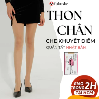 Quần tất Che khuyết điểm làm thon gọn chân nội địa Nhật Bản Fukuske mềm mịn làm đẹp thật màu da có nhiều size