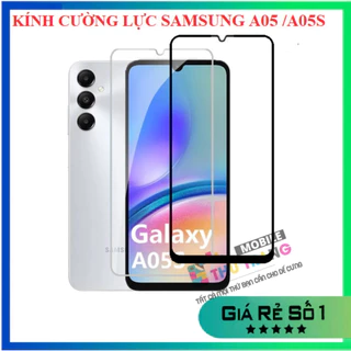 Samsung A05 A05S M34 5G - Kính cường lực full màn hình viền đen, kính cường lực trong suốt không full màn