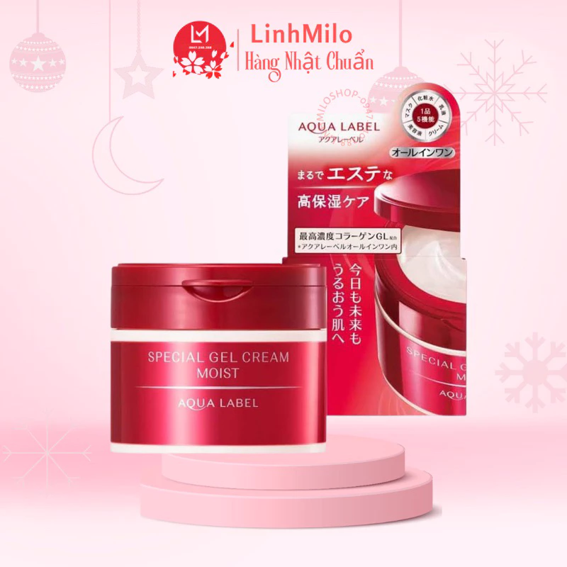 Kem dưỡng da 5 trong 1 Shiseido Aqualabel Special Gel Cream mẫu mới 90g