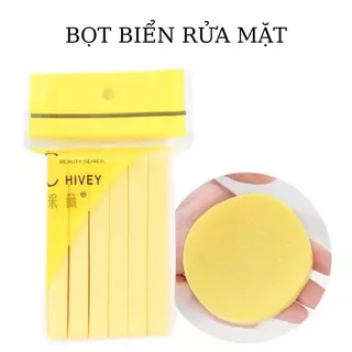 Bọt Biển Rửa Mặt Chivey - HÀNG CHUẨN LOẠI 1 (Gói 12 cái)