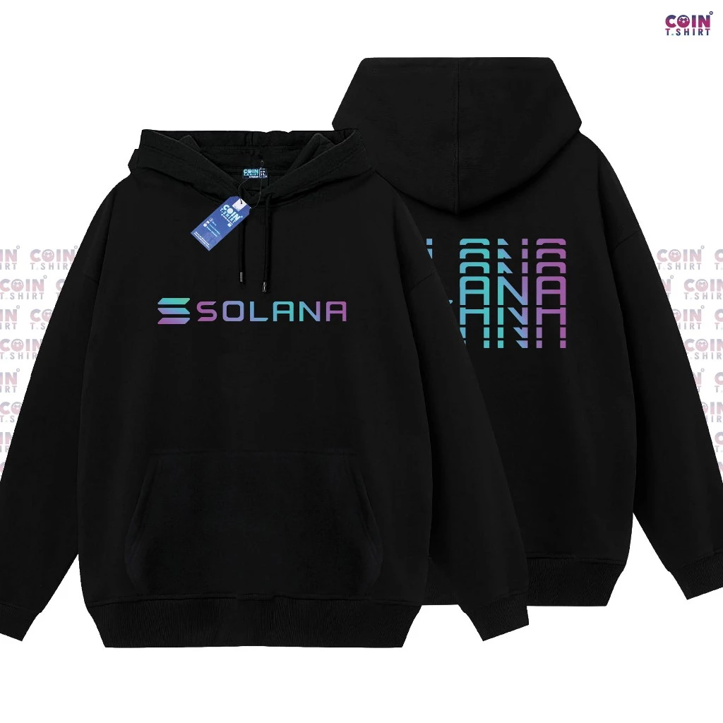 Áo Hoodie SOLANA ( SOL), Binance, Bitcoin