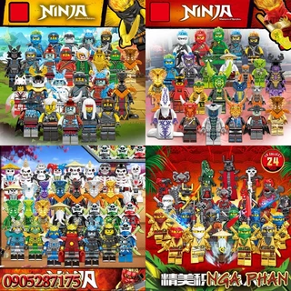 Minifigures Nhân Vật Phim Ninjago Siêu Đẹp Kèm Trang Bị Đồ Chơi Xếp Hình Lắp Ráp Unofficial Lego MOC DIY