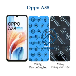 Dán cường lực dẻo nano Oppo A38 ( trong suốt và chống nhìn trộm )