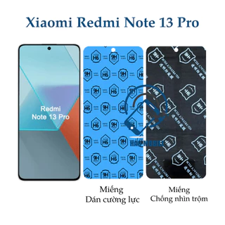 Dán cường lực dẻo nano Xiaomi Redmi Note 13 Pro ( trong suốt và chống nhìn trộm )