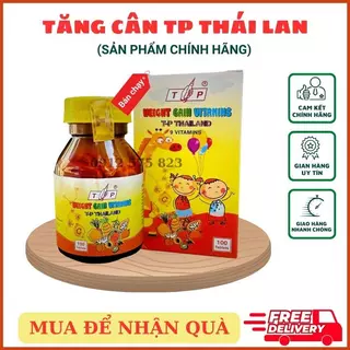 Vitamin tăng cân, tăng cân TP thái lan Weight Gain Vitamin hộp 100 viên mẫu mới hiệu quả an toàn không tích nước