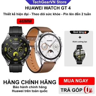 [Tặng cường lực] Đồng hồ thông minh Huawei Watch GT4 - 46mm Hàng chính hãng