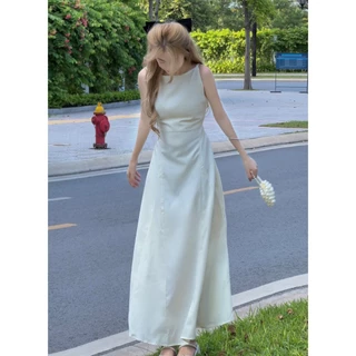 Váy Laly dress dáng dài cổ thuyền xixeoshop - V22