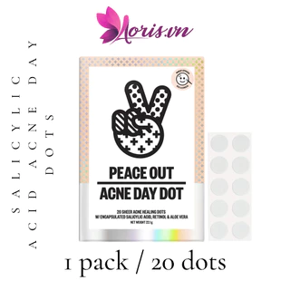 Miếng dán mụn  Peace Out Salicylic Acid Acne Day Dots - 1 pack / 20 dots