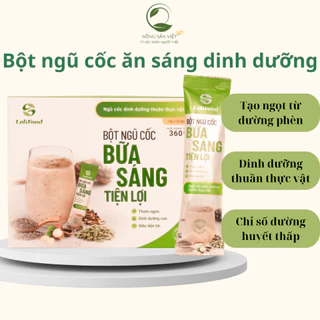 Bột Ngũ Cốc Bữa Sáng Tiện Lợi Dinh Dưỡng Từ Các Loại Hạt Không Chất Bảo Quản