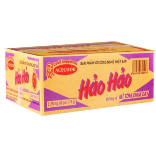 1 thùng mì Hảo Hảo chua cay 30 gói