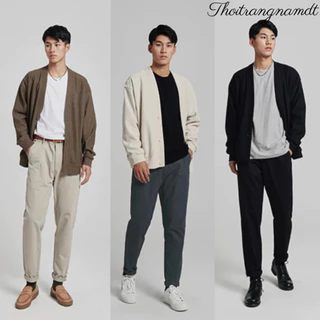 (TẶG_1_GÓI_DẦU TỪ SHOP CHUYÊN) Áo Khoác Cardigan Basic nam nữ phong cách Hàn Quốc Chất Liệu Nỉ - Mẫu Mới Nhất 2024 Form