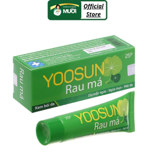 Kem Yoosun rau má dịu mẫn ngứa, ngừa mụn, mát da tuýp 25g