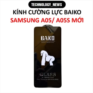 Kính cường lực BAIKO cho Samsung A05/ A05s phủ nano siêu mượt siêu cứng full màn hình hạn chế bám vân tay