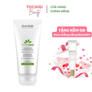 Sữa rửa mặt BABE Stop Akn Purifying Cleansing gel cho da dầu mụn