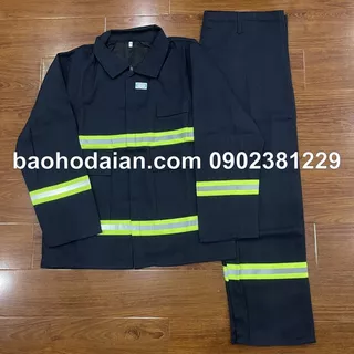 Quần áo phòng cháy chữa cháy loại 2 lớp màu xanh TT56