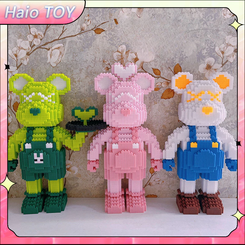 💚COD!!Mua một tặng một!!💚Tik Tok Mô hình lắp ráp mới Gấu BearBrick Lắp Ráp Khối Xây Dựng Dành Cho Bé Đồ Chơi Giáo Dục